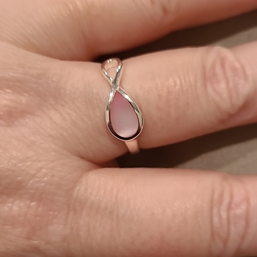 Infinity sterling silver ring - Picture 2 of 4